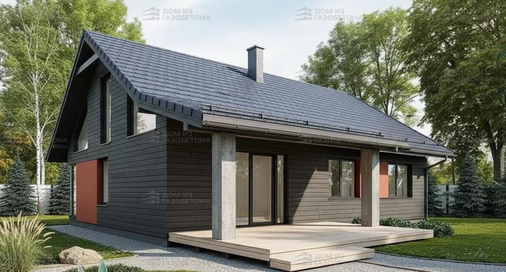 Проект Двухэтажный дом 13 на 15, 194 м2