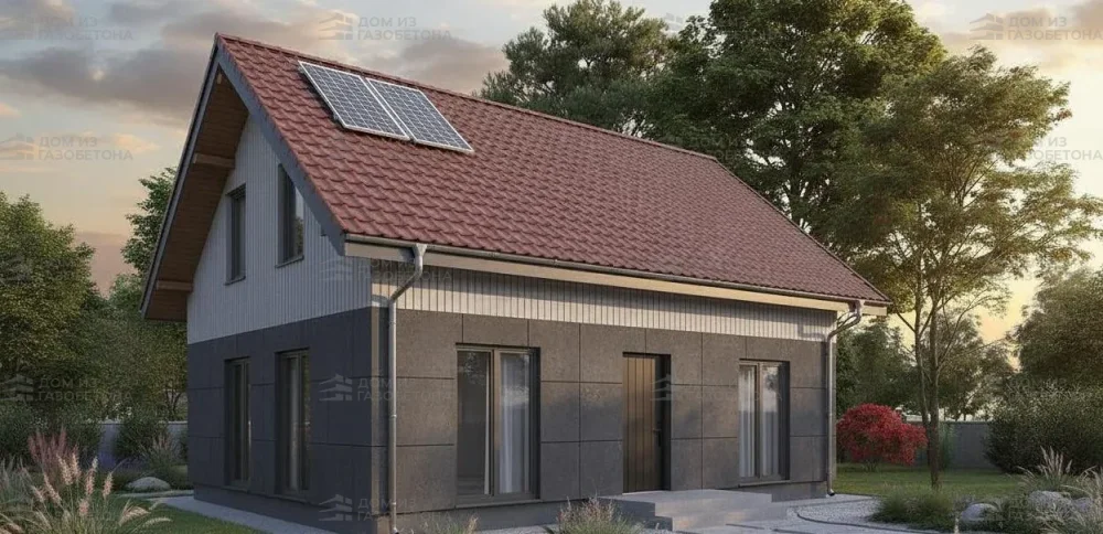 Проект Двухэтажный дом 10 на 8, 111 м2