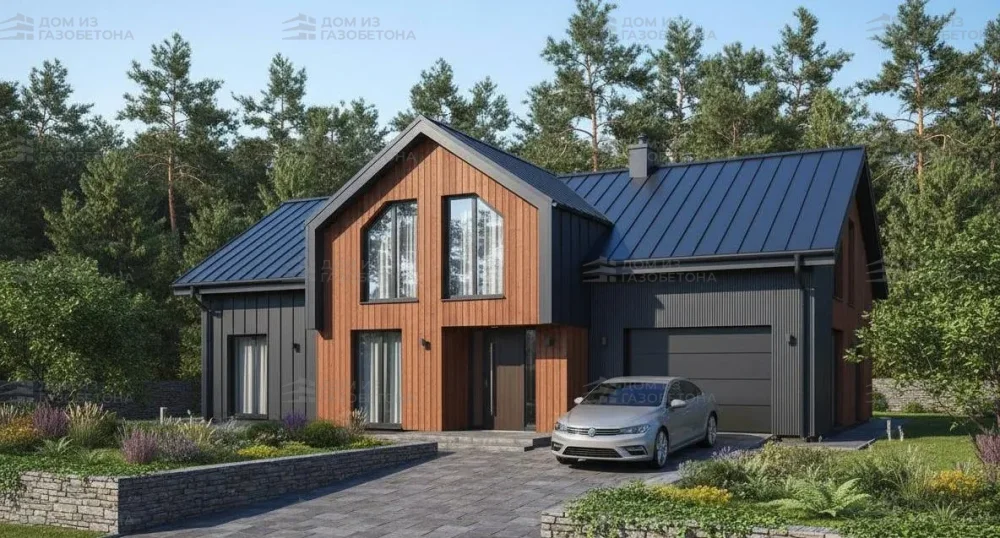 Проект Двухэтажный дом 15 на 17, 249 м2