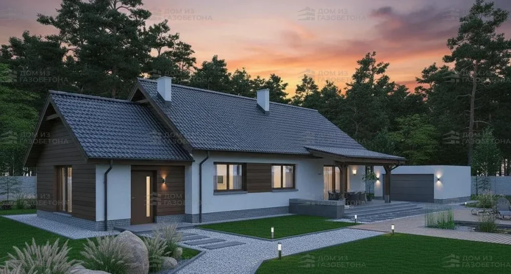 Проект Двухэтажный дом 17 на 11, 179 м2