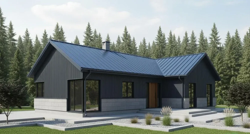 Проект Одноэтажный дом 16 на 15, 151 м2